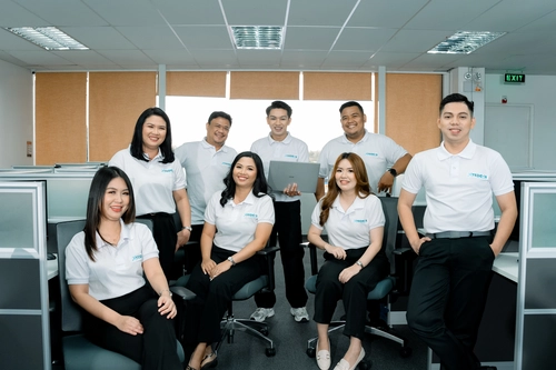 Office setting with a team providing outsourced administrative support in the Philippines.
